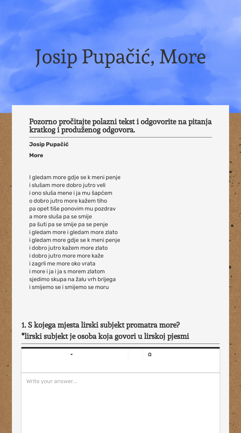Josip Pupačić, More worksheet preview image