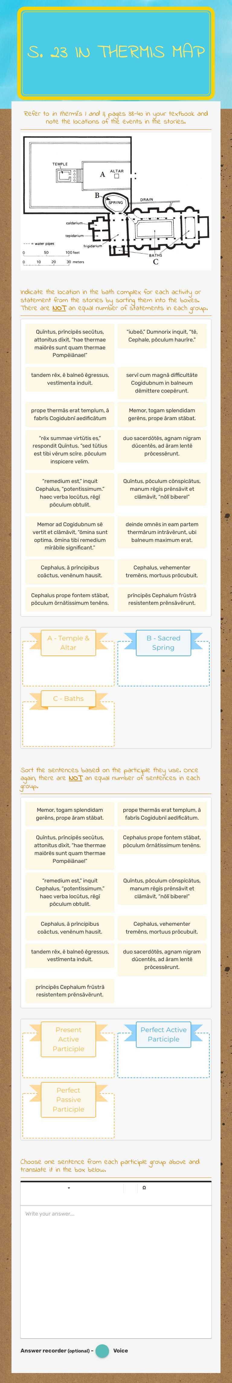 S. 23 In Thermis Map worksheet preview image