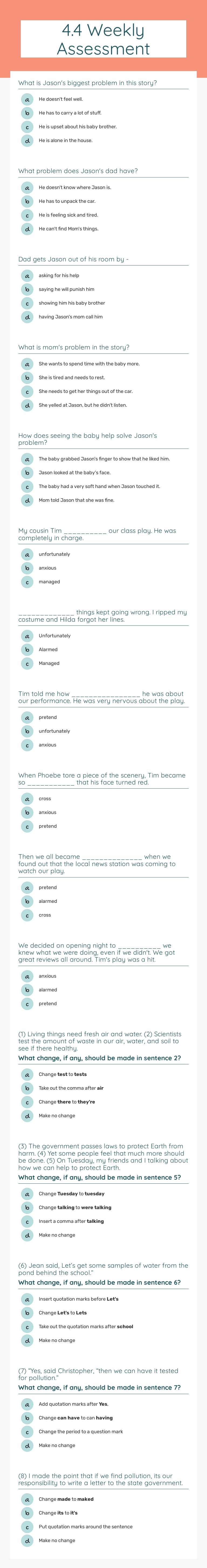 4.4 Weekly Assessment worksheet preview image