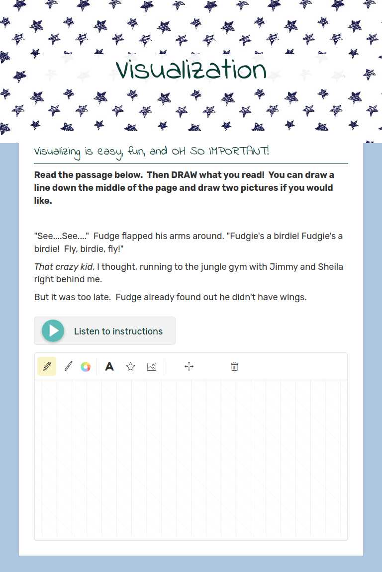 Visualization worksheet preview image