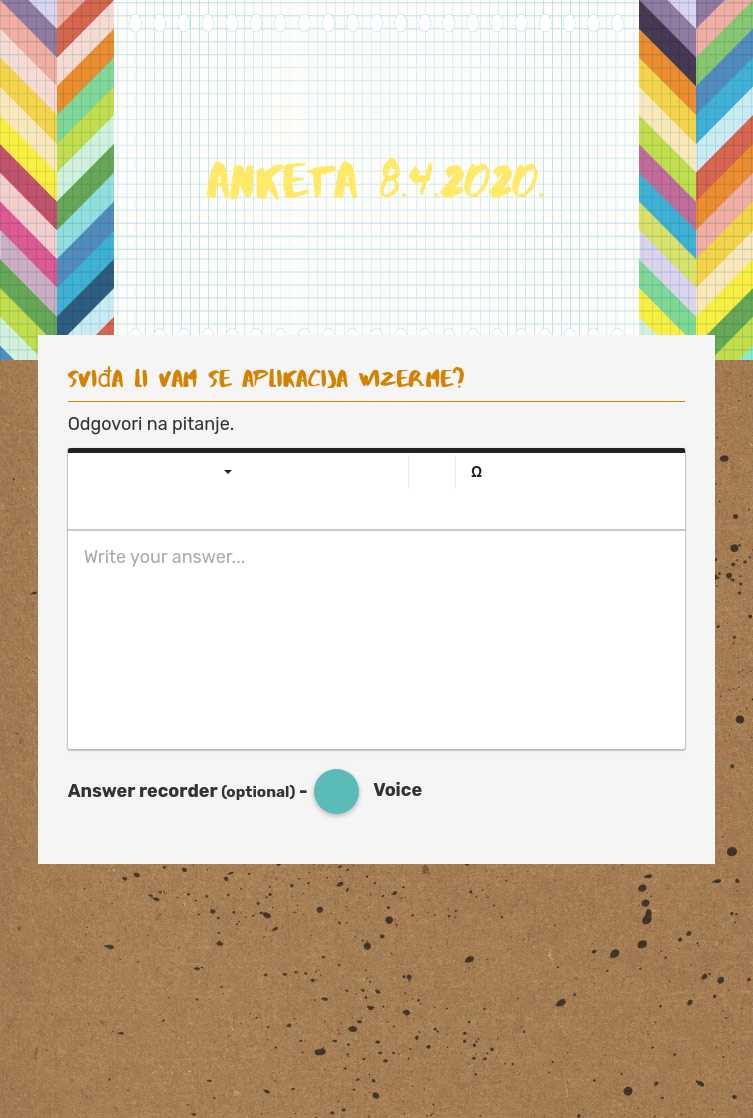 Anketa 8.4.2020. Grade 3 worksheet preview