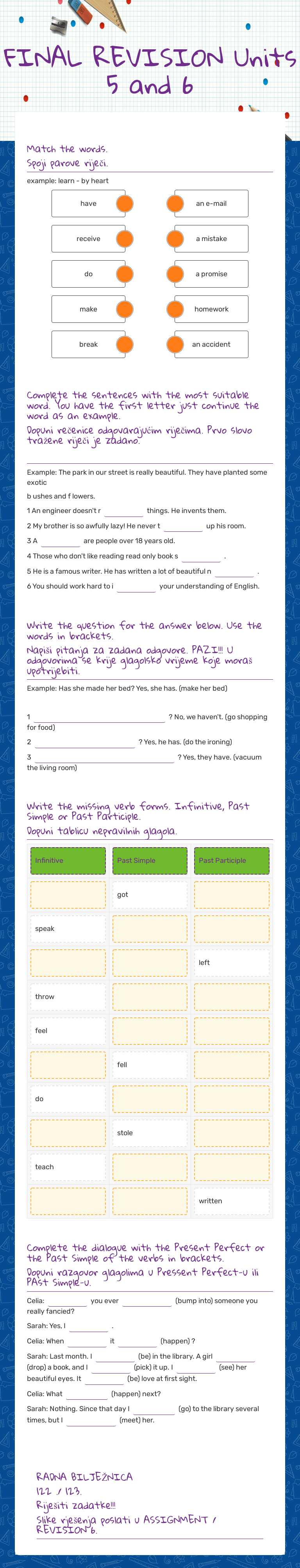 FINAL REVISION                    
 Units 5 and 6 worksheet preview image