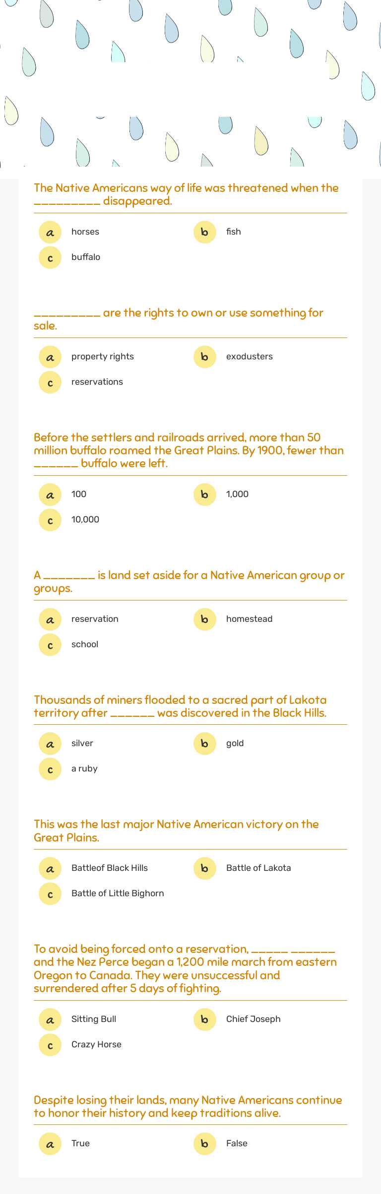 Unit 3, Lesson 2 - Conflicts on the Plains Grade 5 worksheet preview