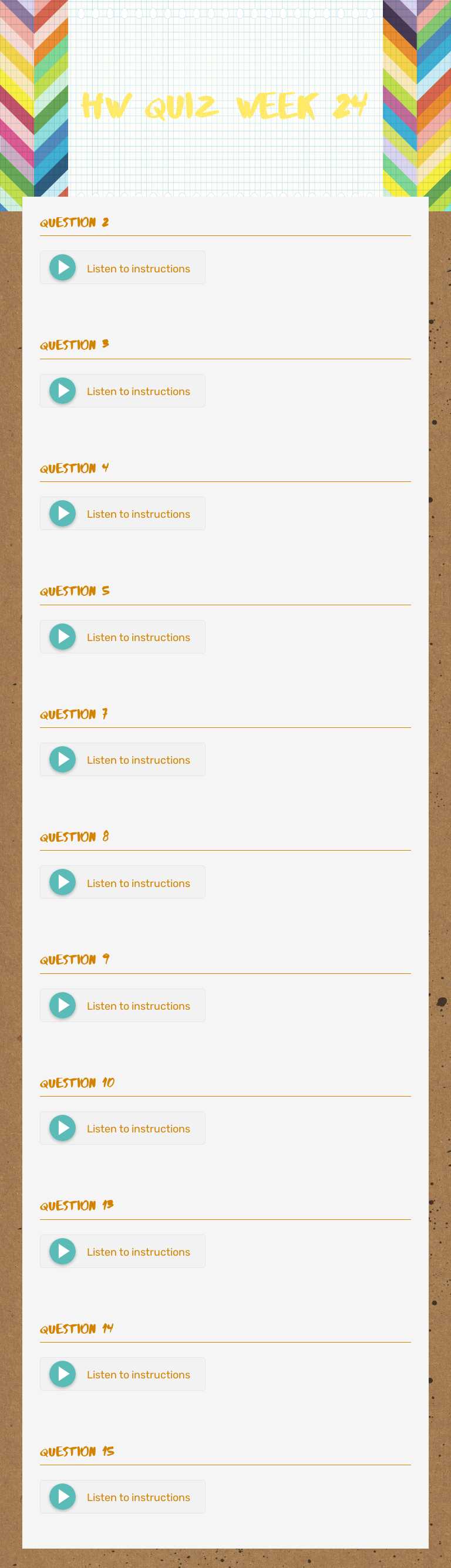 HW quiz Week 24 worksheet preview image