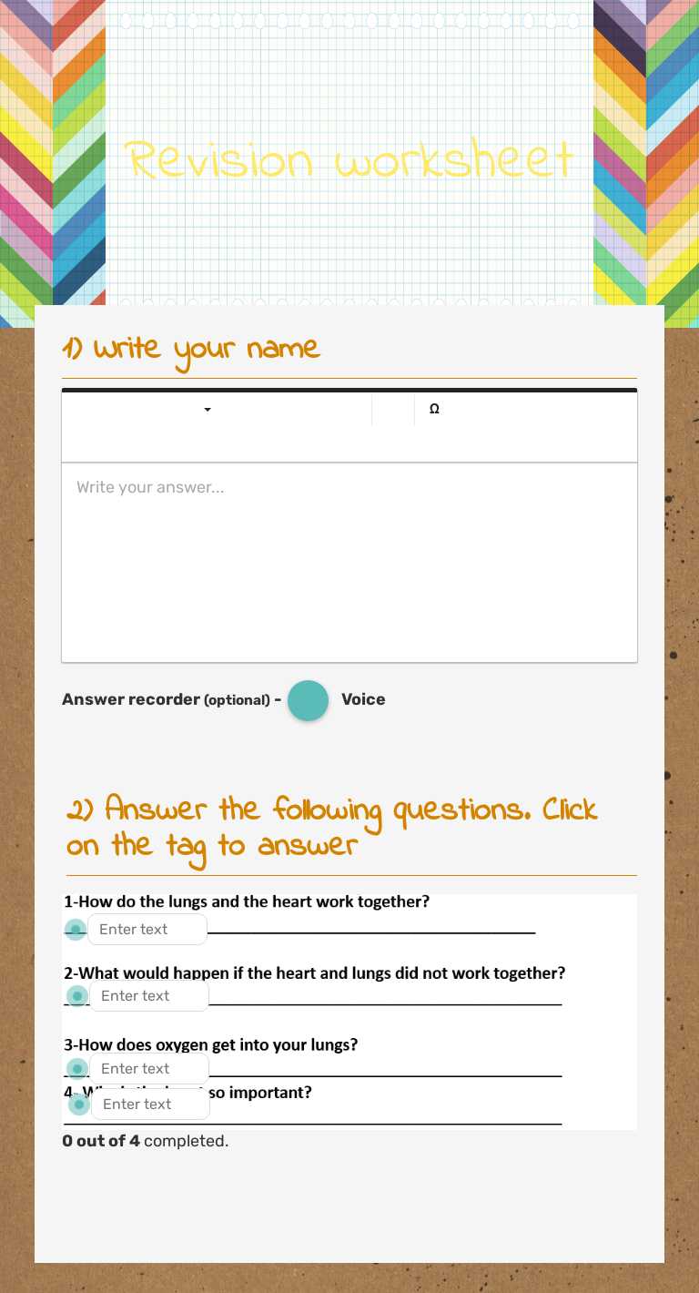Revision worksheet worksheet preview