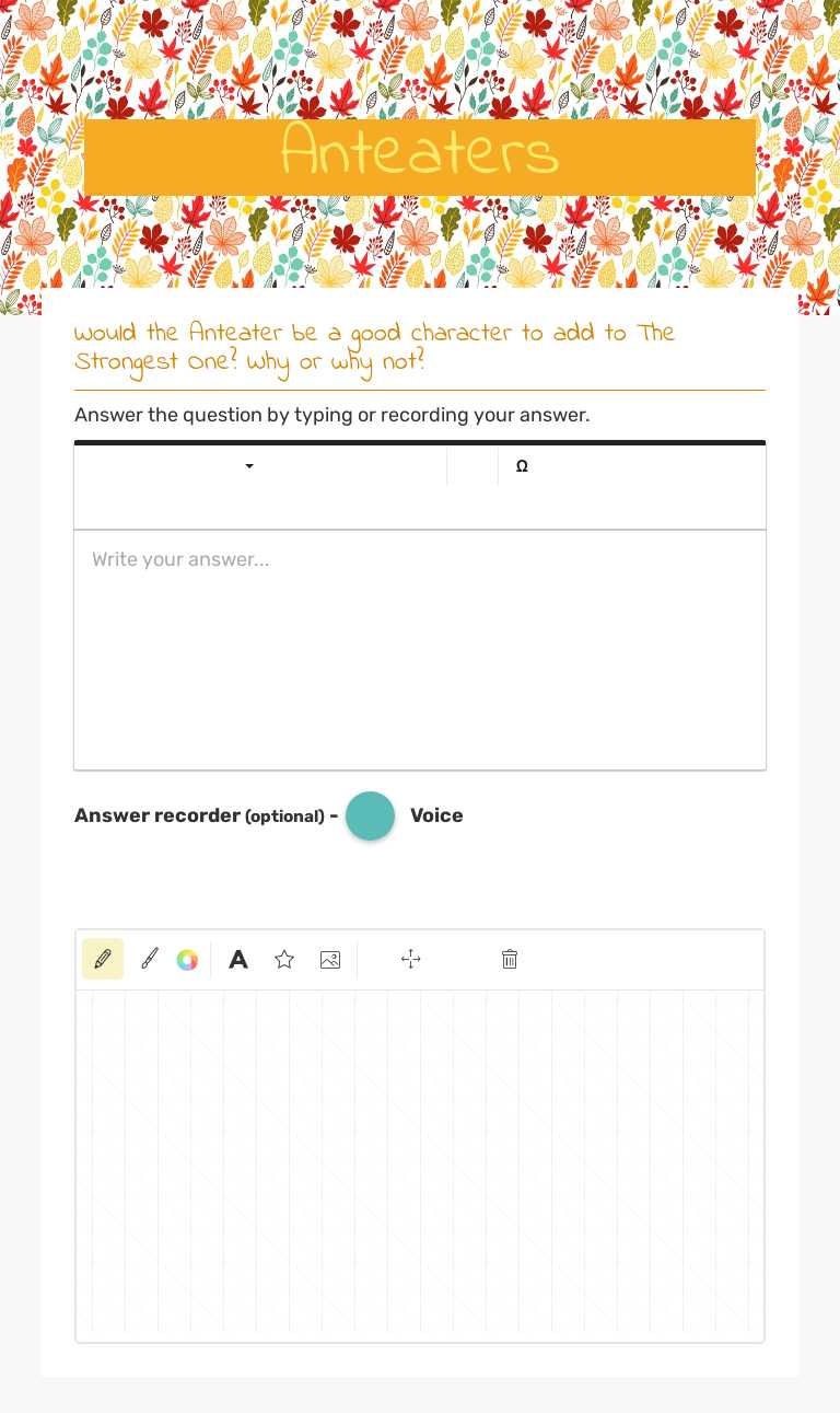 Anteaters worksheet preview image