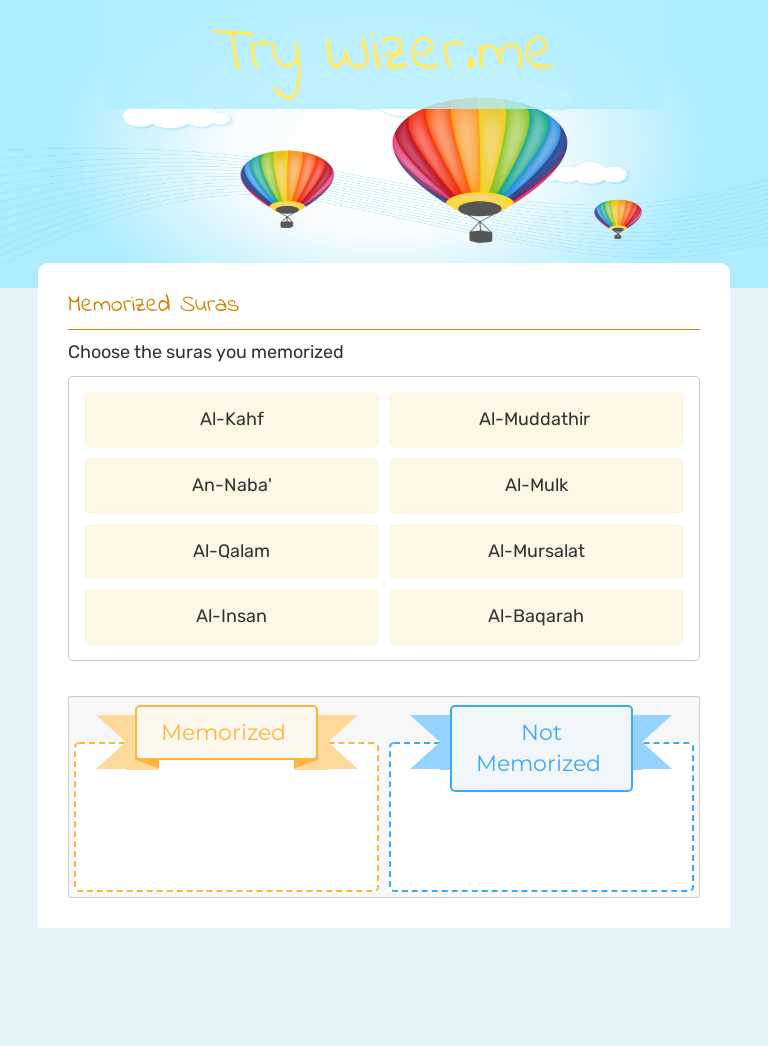 Try Wizer.me Grade 4 worksheet preview