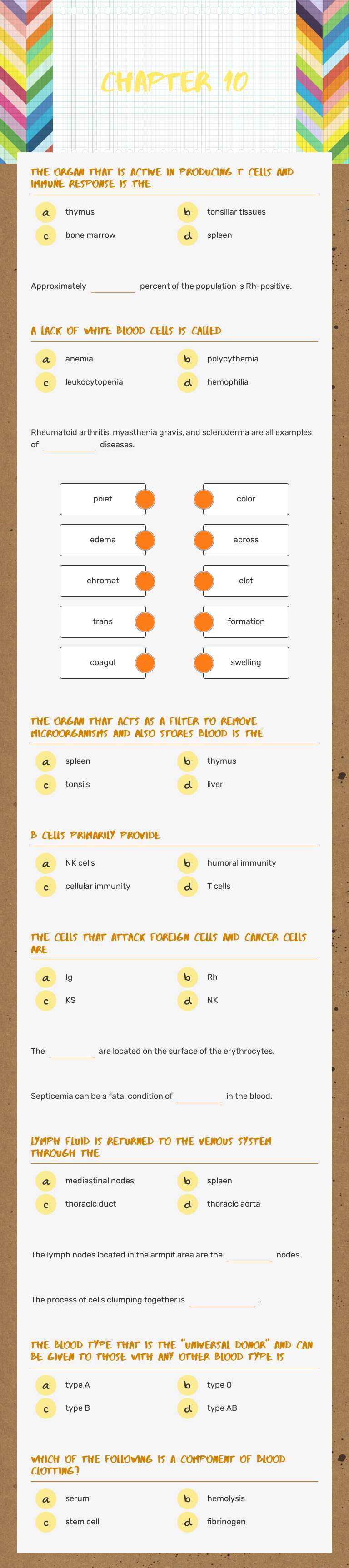 Chapter 10 worksheet preview image