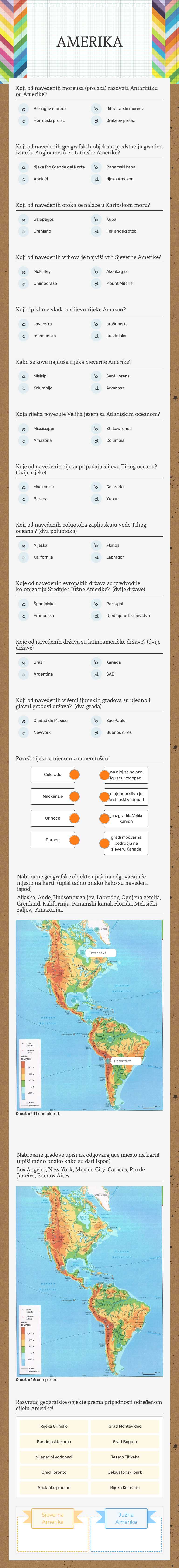 AMERIKA worksheet preview image