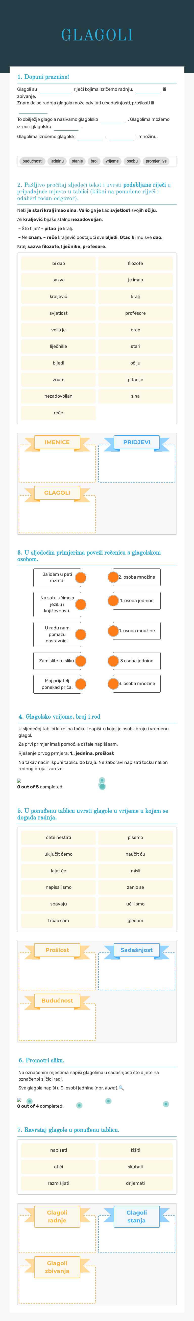 GLAGOLI worksheet preview image