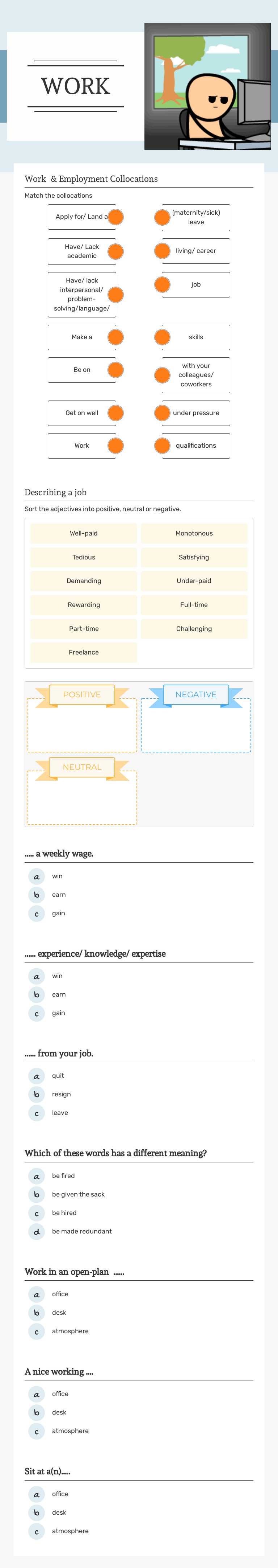 WORK Other worksheet preview