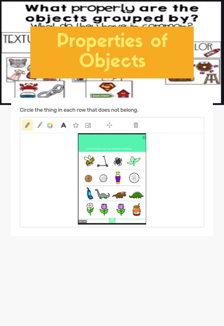 Properties of Objects by Addie Sutton-Tribble | Interactive Worksheet ...