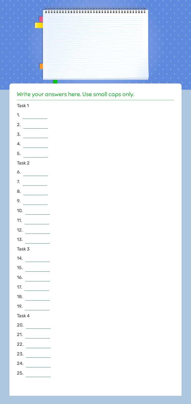 4.e MAtura: listening practice worksheet preview image