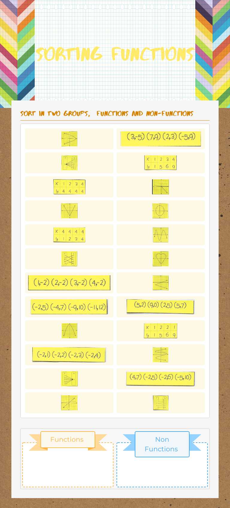 Sorting Functions by Cecily McCarty-Wilson | Interactive Worksheet ...