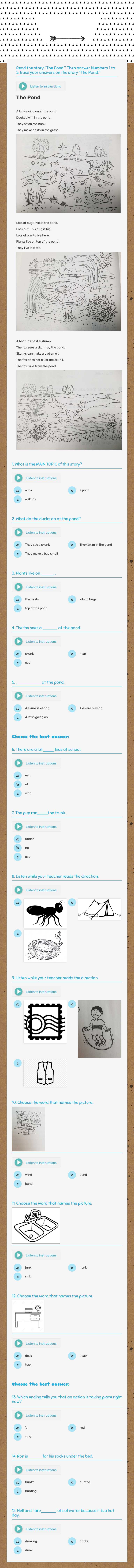 Unit 2, Week 3 worksheet preview image