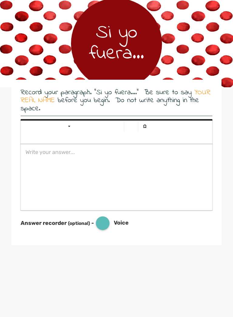 Si yo fuera... worksheet preview image