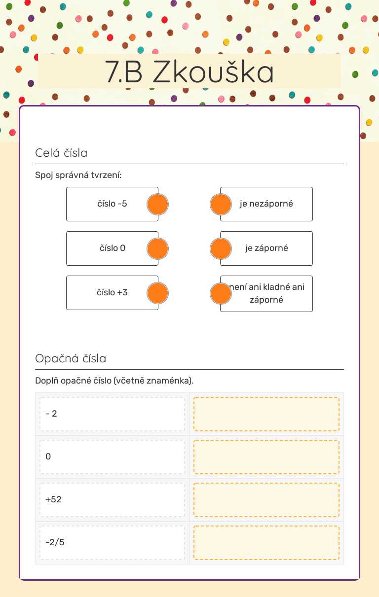 7.B Zkouška worksheet preview image