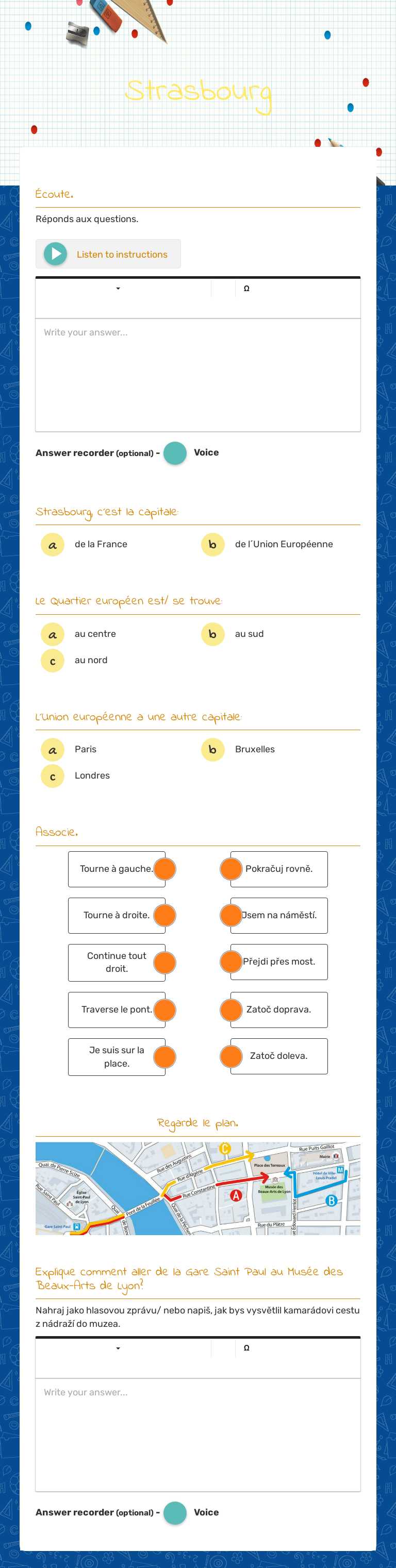 Strasbourg worksheet preview image