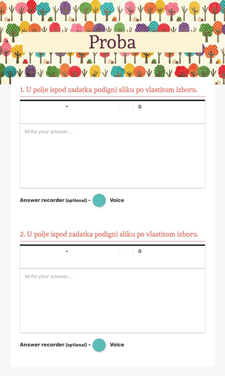 Proba worksheet preview image