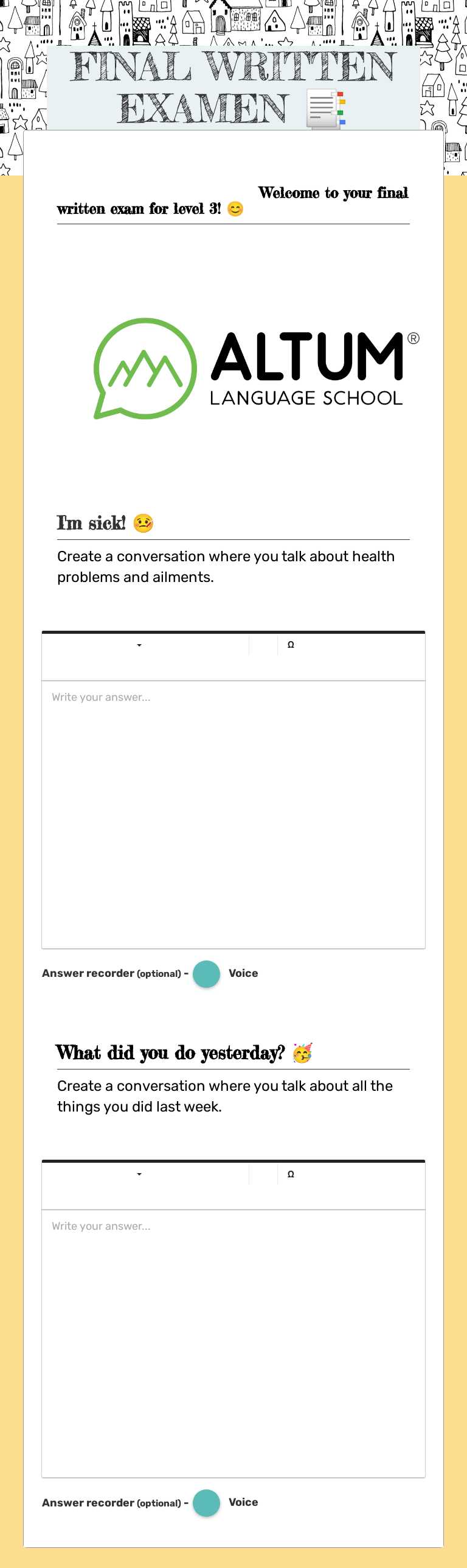 FINAL WRITTEN
EXAMEN 📑 worksheet preview image