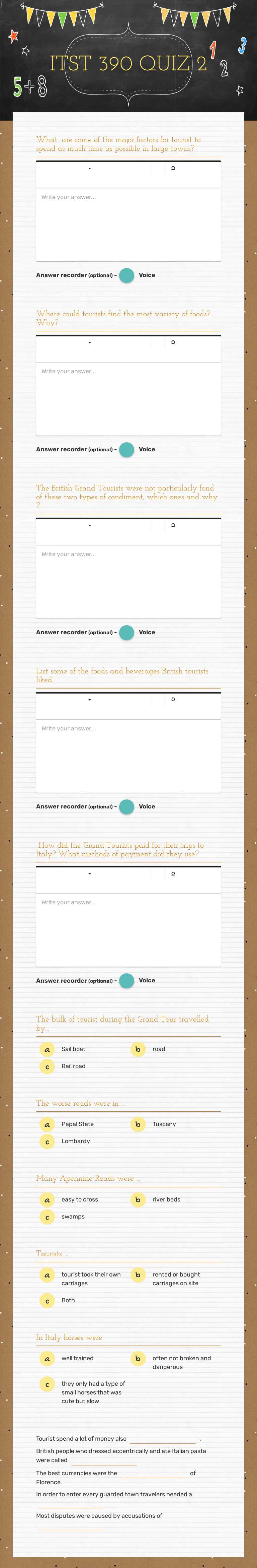 ITST 390 QUIZ 2 worksheet preview image