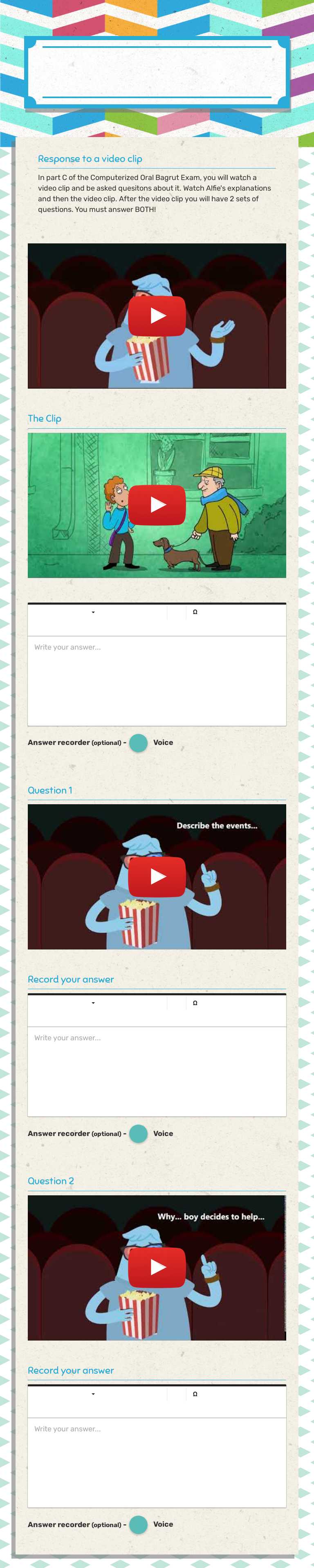 COBE - Part C - Video Clip worksheet preview image