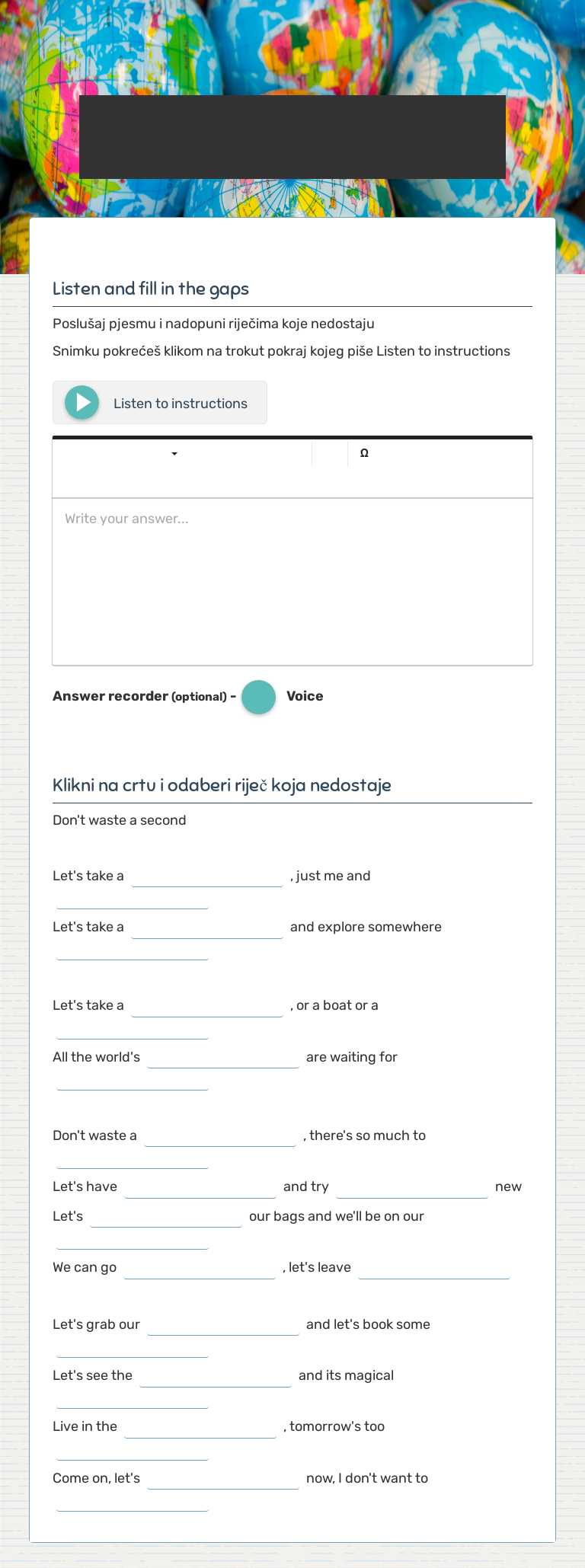 Spark 3 
Don't waste a second worksheet preview image