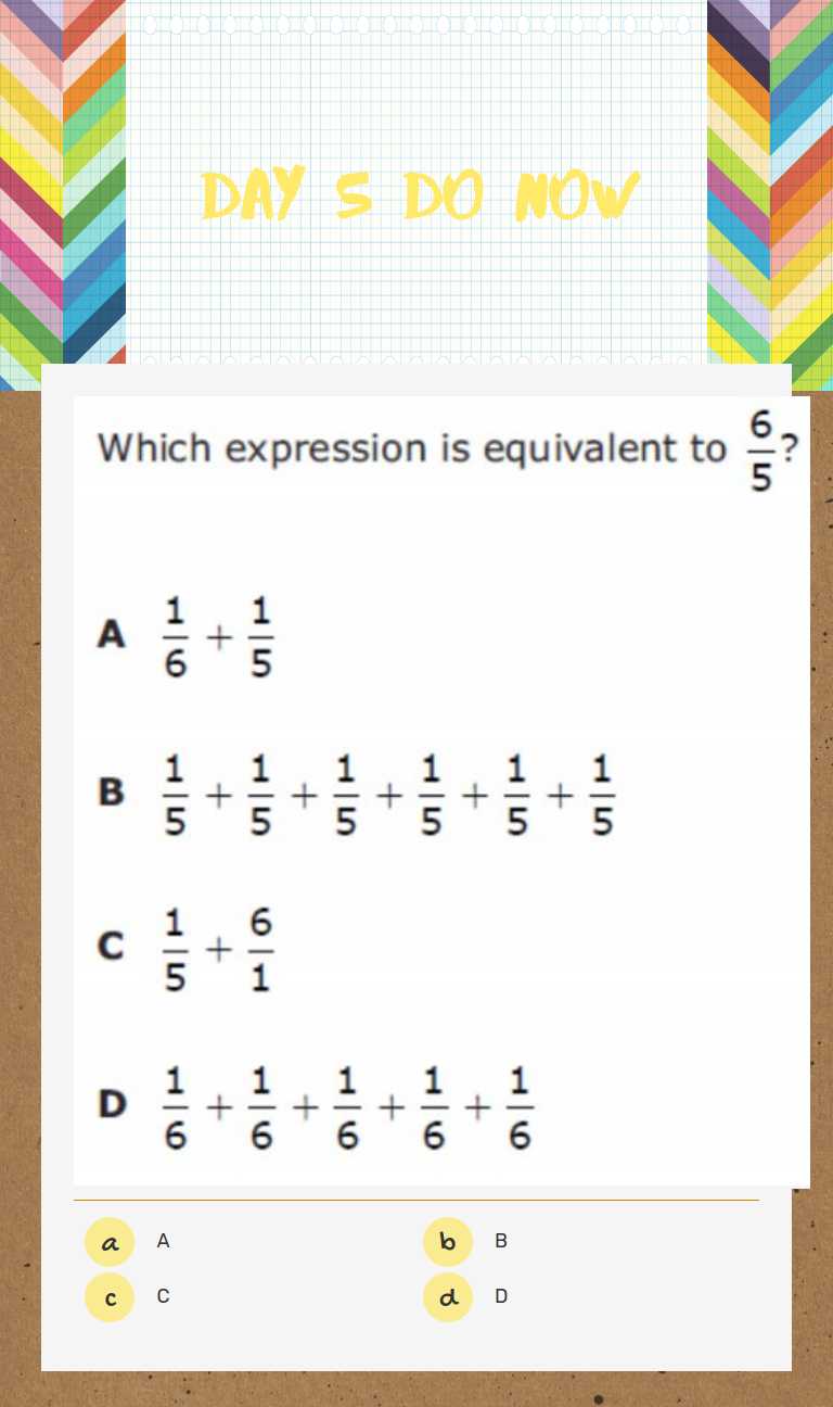 DAy 5 Do Now Grade 4 worksheet preview