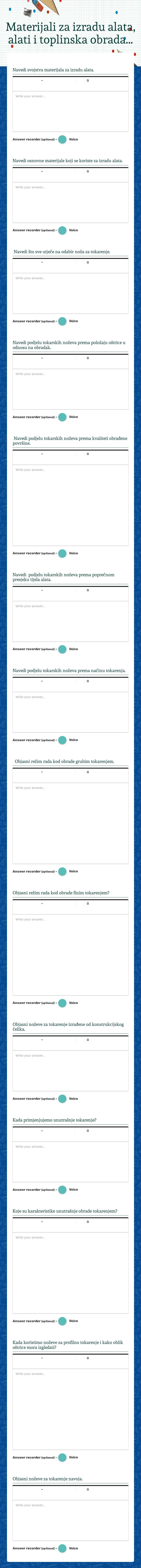Materijali za izradu alata, alati i toplinska obrada... Other worksheet preview