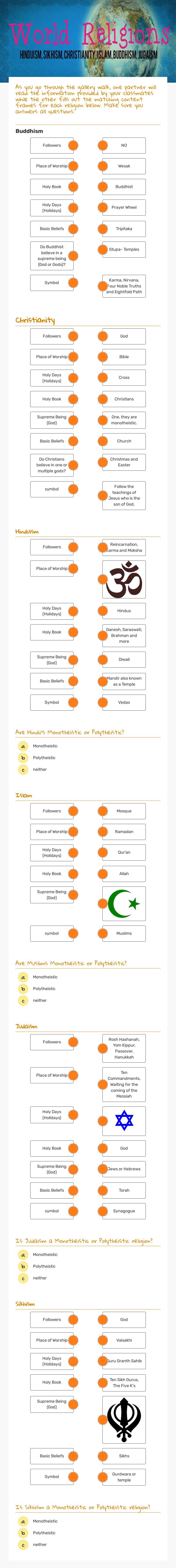 Worksheet PGKV17 Grade 6 worksheet preview