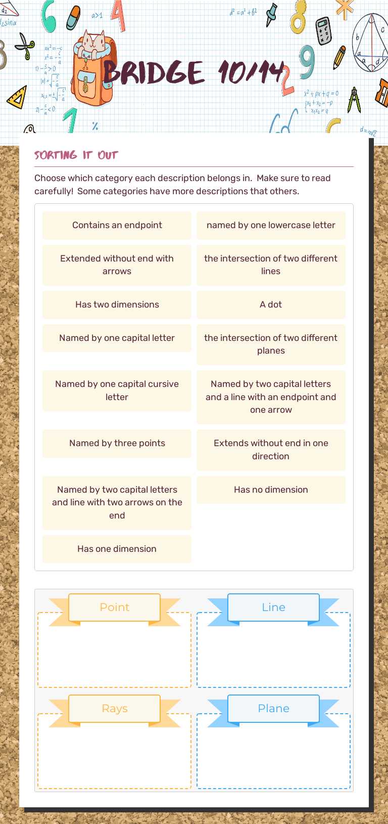 Bridge 10/14 worksheet preview image