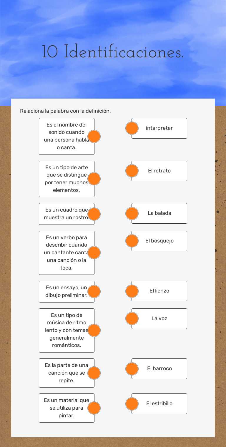 10  Identificaciones. worksheet preview image
