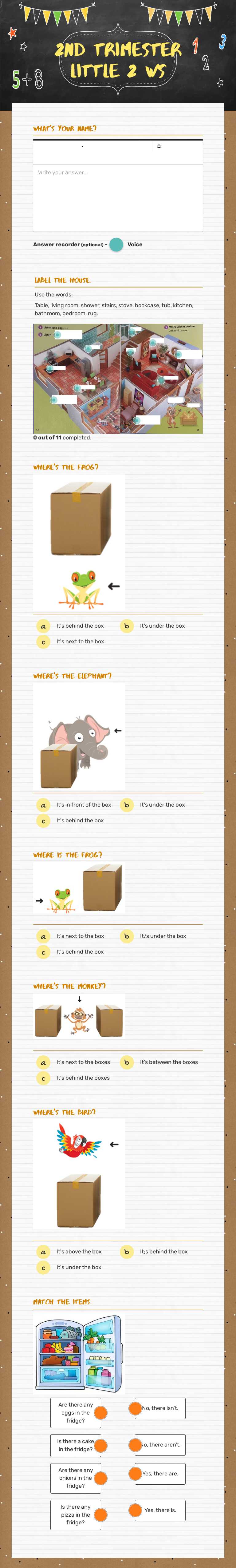 2nd trimester little 2 ws worksheet preview image