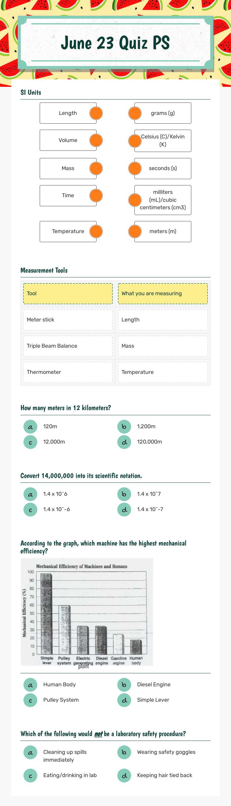 June 23 Quiz PS worksheet preview image