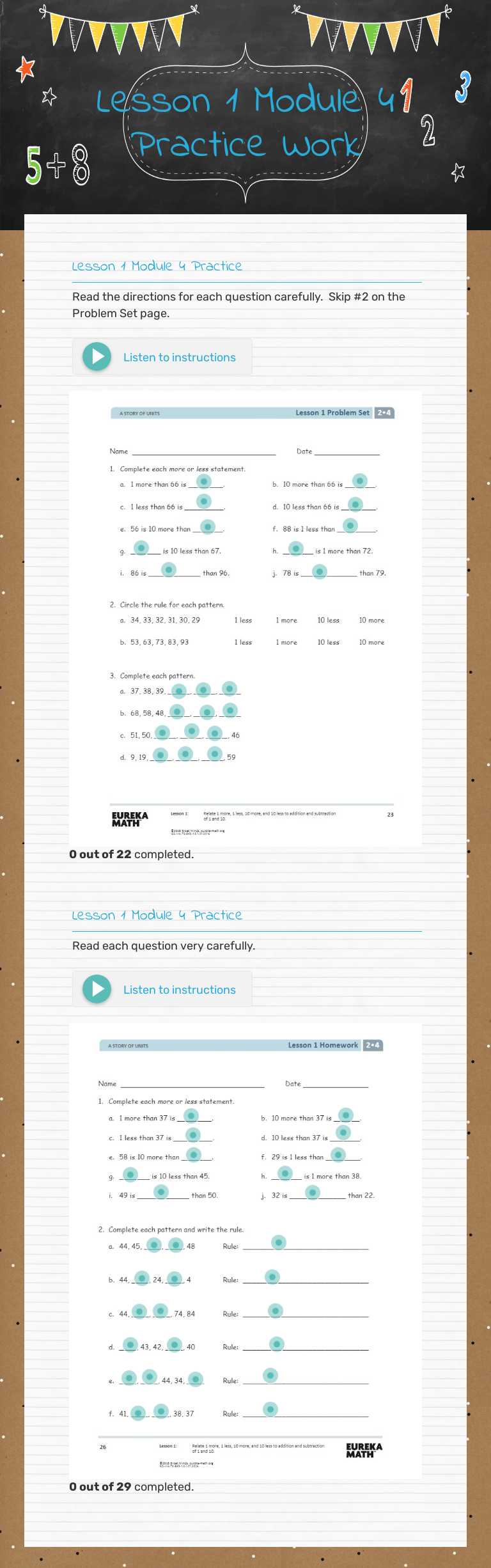 Lesson 1 Module 4 Practice Work by Deanna Thompson | Interactive ...