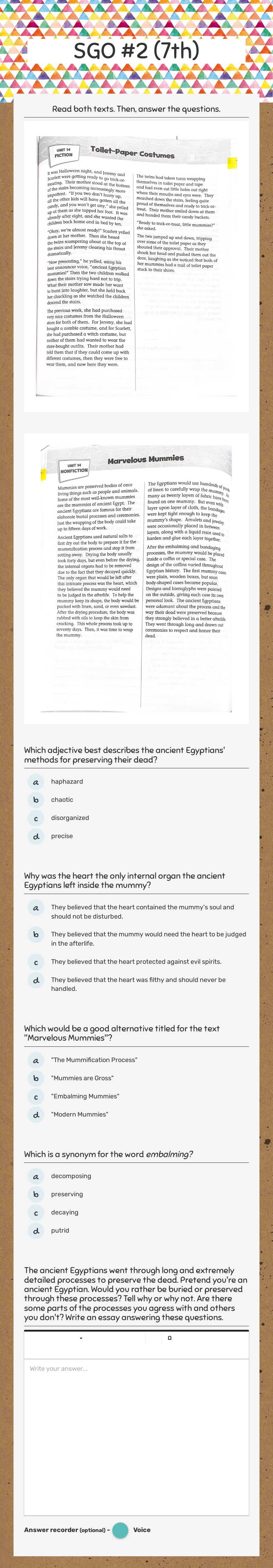 SGO #2 (7th) worksheet preview image