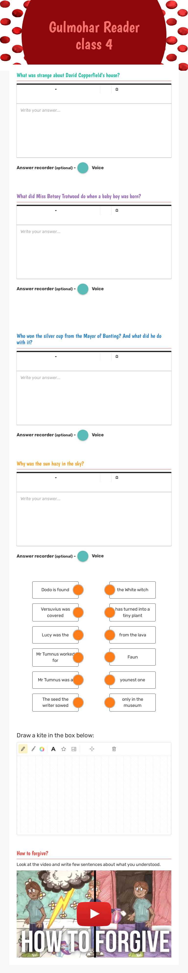 Gulmohar Reader
class 4 worksheet preview image