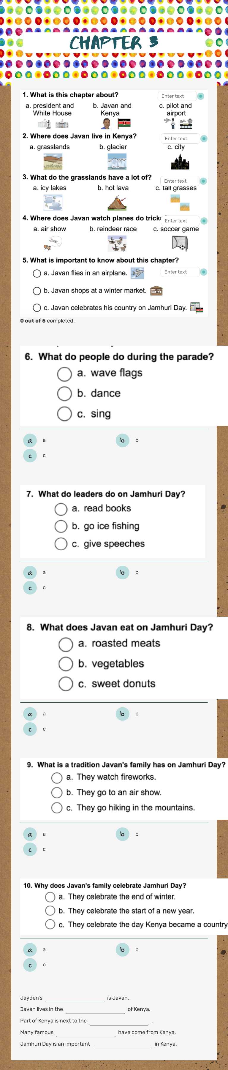 Chapter 3 worksheet preview image