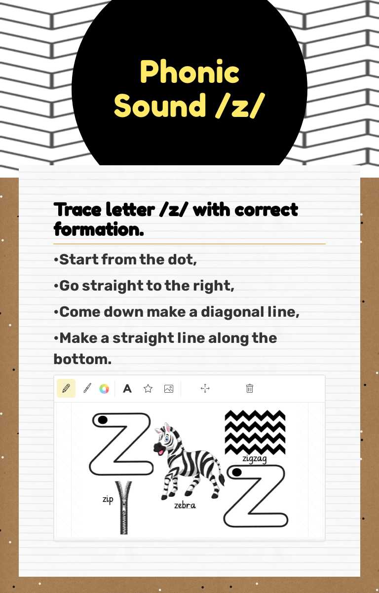 Phonic Sound /z/ worksheet preview image
