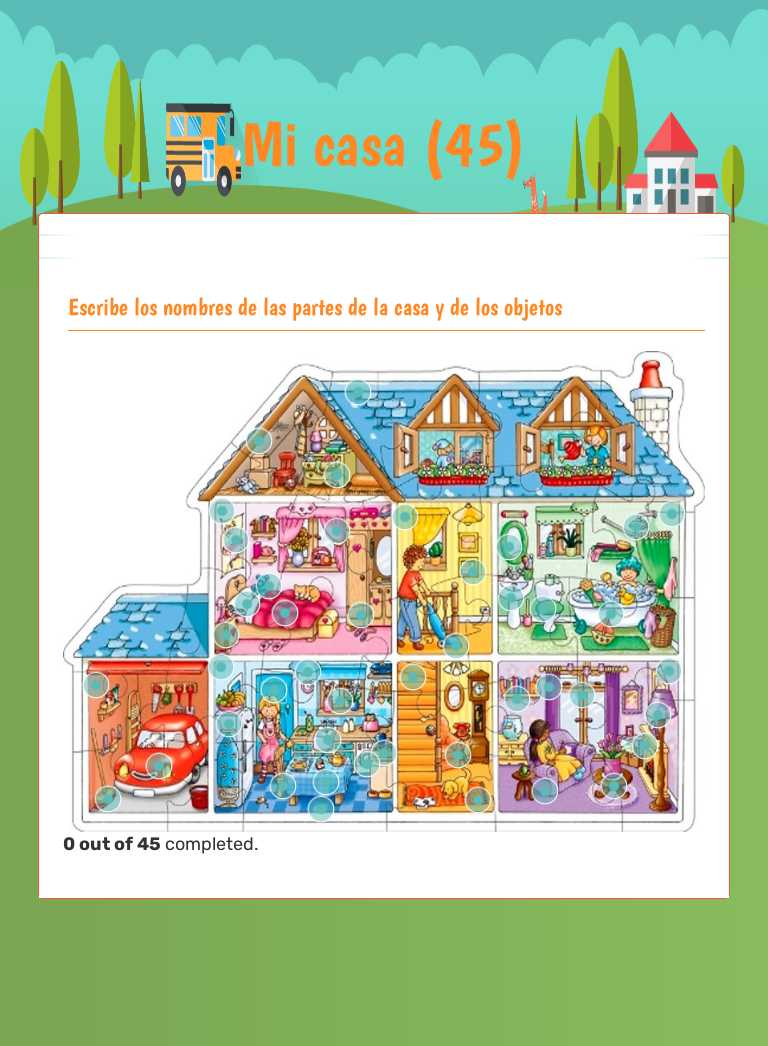 Mi casa (45) worksheet preview image