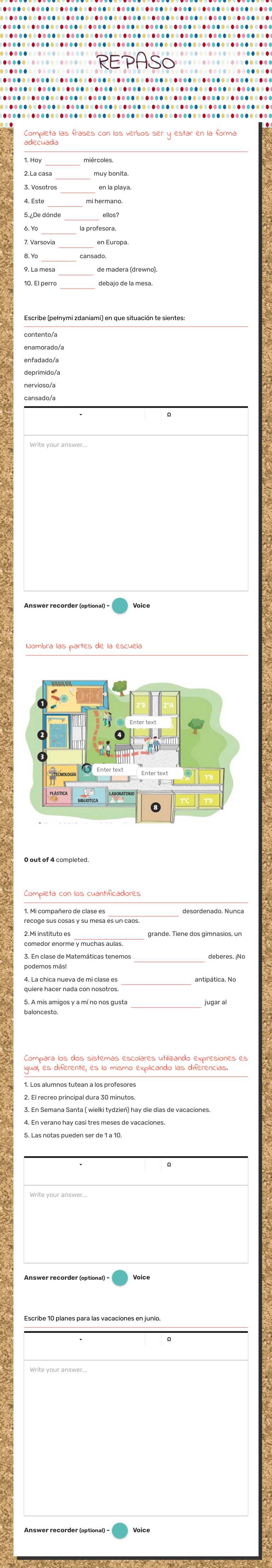 REPASO worksheet preview image