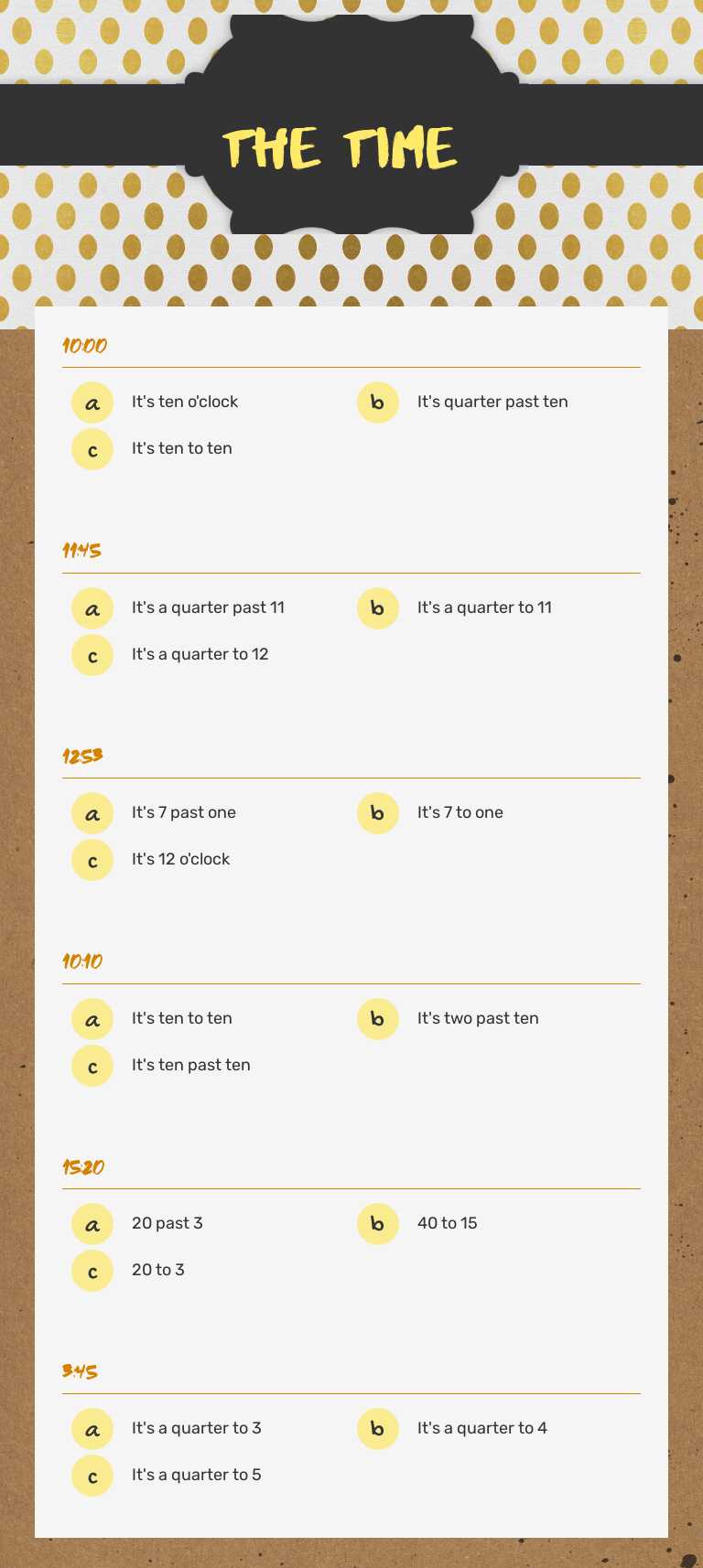 the timE worksheet preview image