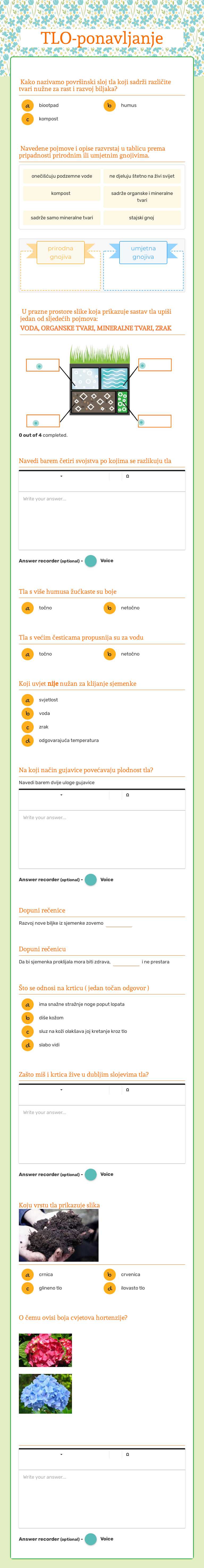 TLO-ponavljanje worksheet preview image