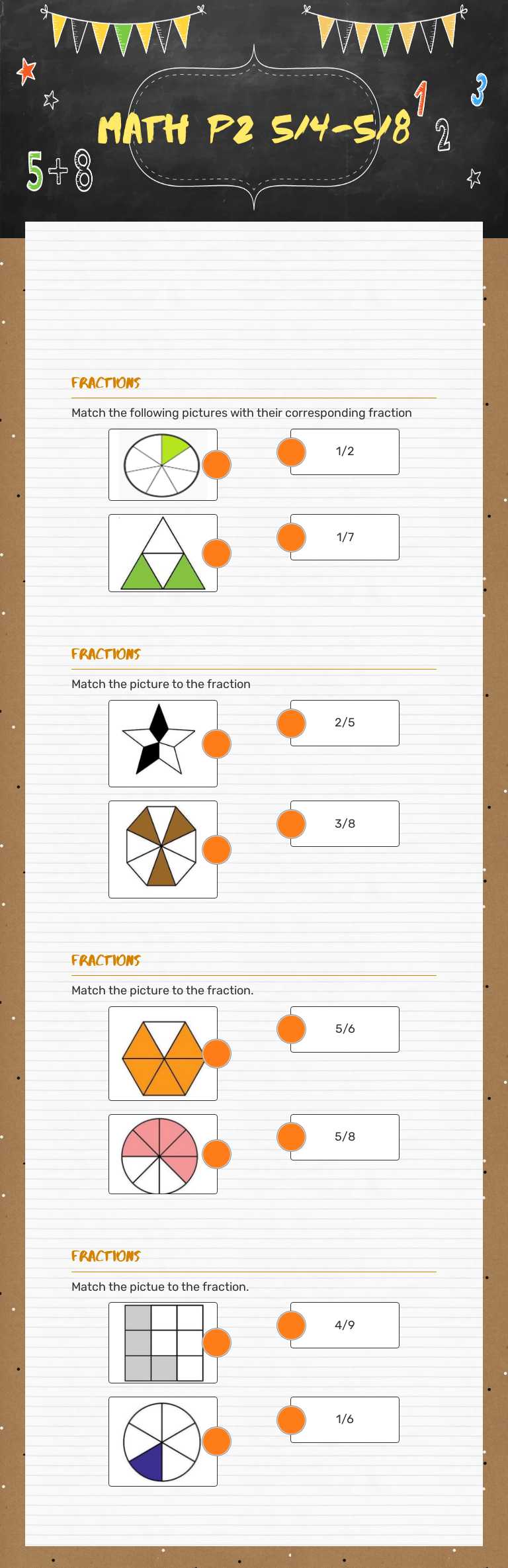 Math p2 5/4-5/8 worksheet preview image