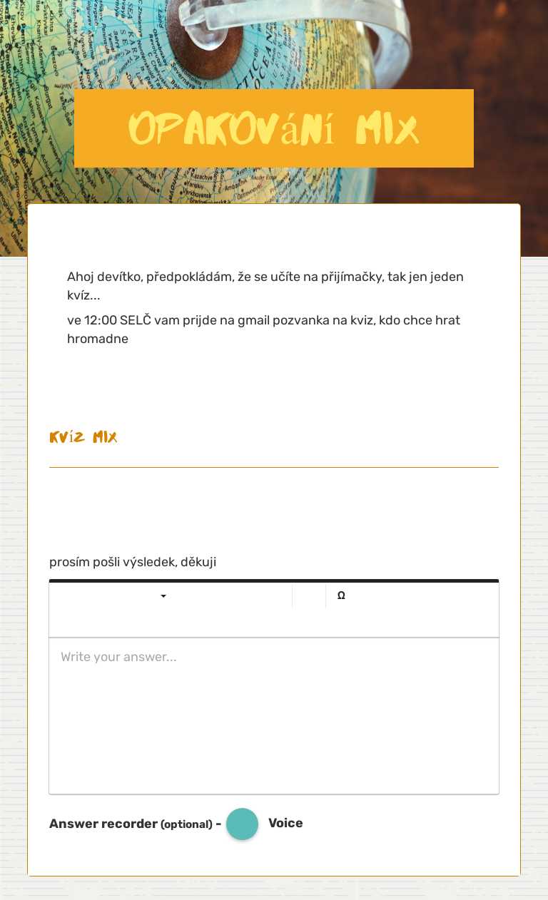 opakování mix worksheet preview image