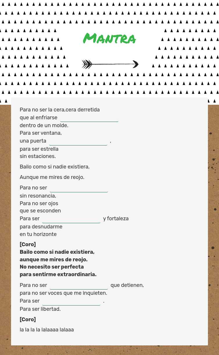 Mantra worksheet preview image