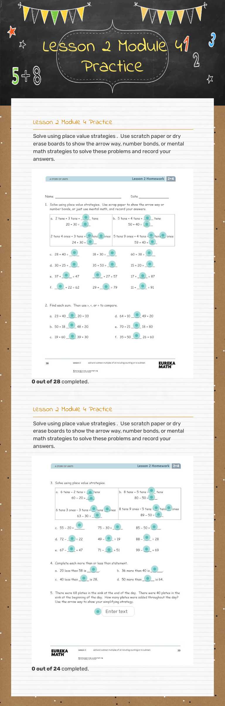 Lesson 2 Module 4 Practice by Deanna Thompson | Interactive Worksheet ...