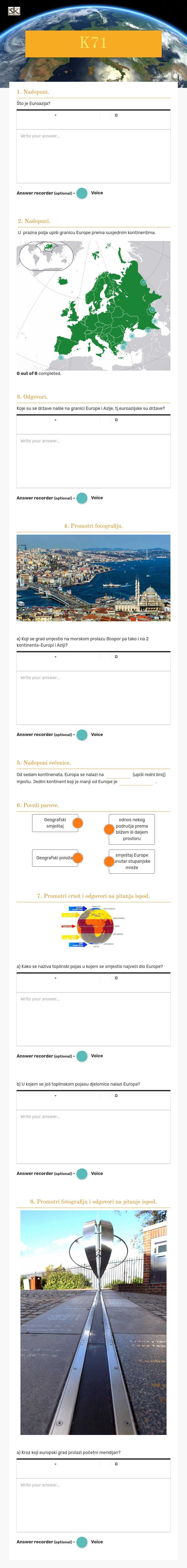 K71 worksheet preview image