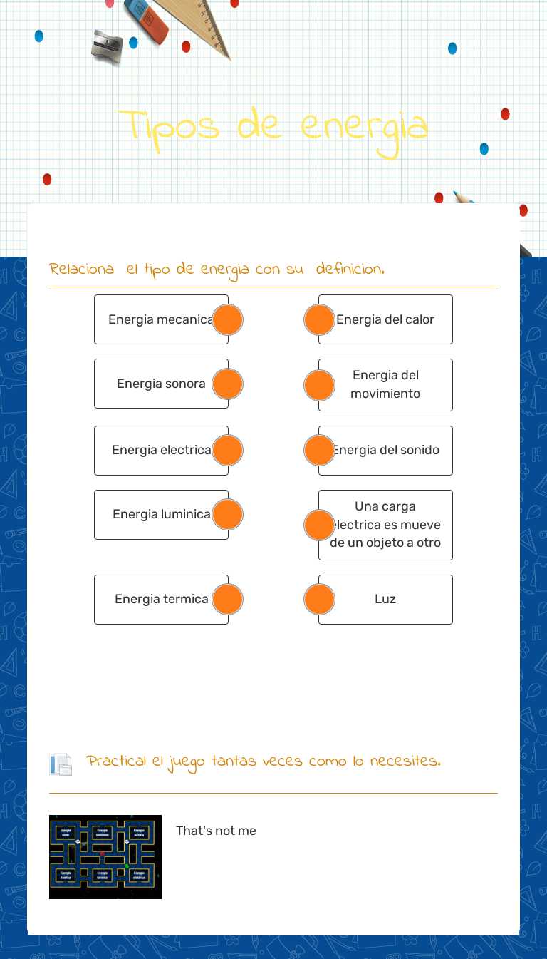 Tipos de energia worksheet preview