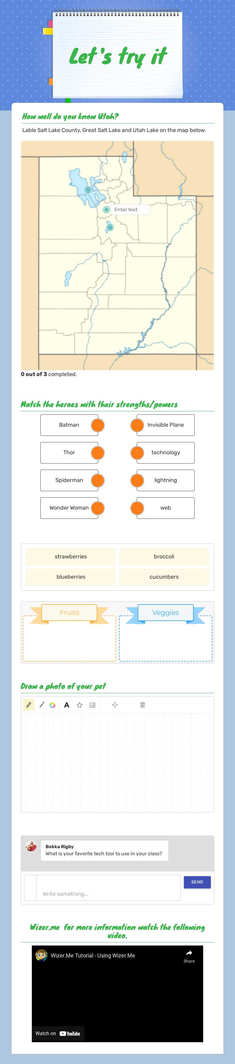 Let's try it worksheet preview image